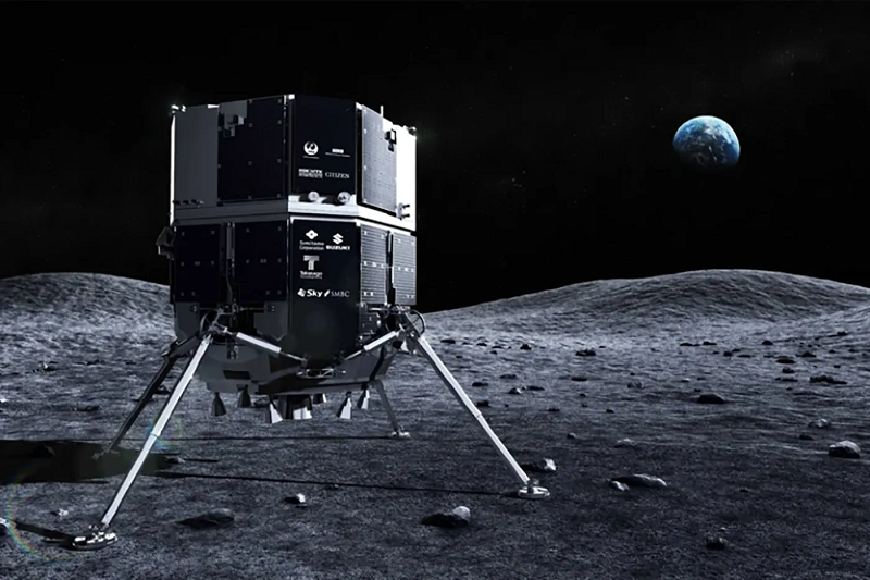 Компания SpaceX запустила на Луну японскую частную станцию и арабский луноход